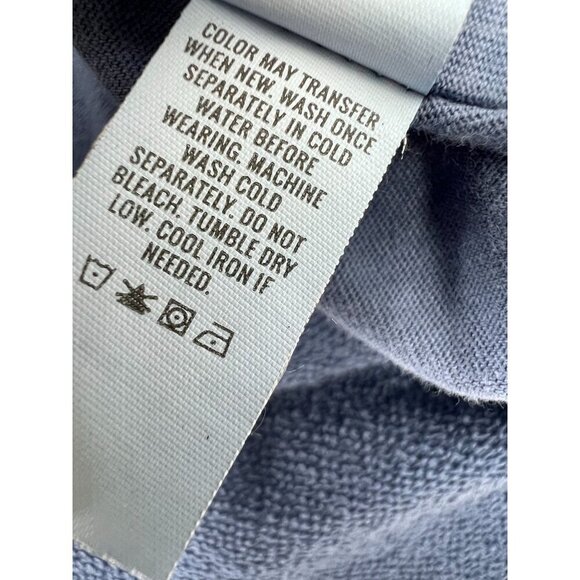 Aerie Women's XL Blue Pull-On Terry Cloth Weekend Ruffle Tiered Mini Skirt - Picture 2 of 9